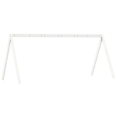 Produktbild von Dach für Kinderbett Weiß 209x85,5x88 cm Massivholz Kiefer