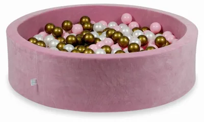 Obrázek produktu pro Sušák na prádlo 110x30cm Velvet Soft Pink se 400 kuličkami: Perleťová, starozlatá, světle růžová