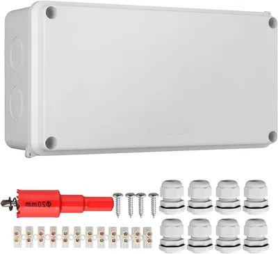 Productafbeelding van Waterdichte Aansluitdozen IP65 - Verdeeldoos 200 x 110 x 70 mm