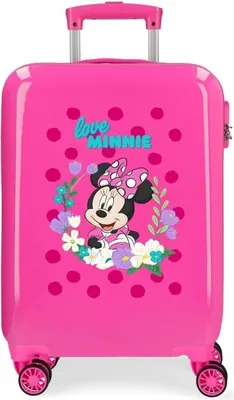 Obrázok produktu pre JOUMMABAGS Cestovný kufor ABS Minnie Golden Days Pink ABS plast, 55 cm