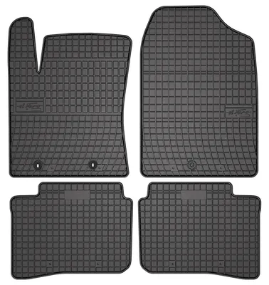 Productafbeelding van Rubberen automatten voor Hyundai i10 III vanaf 2019 (hatchback) – 4-delig, zwart, op maat – Wielganizator SolidPRO