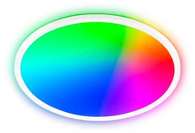 Immagine prodotto di Briloner SLIM Pannello LED, dimmerabile, telecomando, CCT, RGBIC, bianco, Ø42 x 3 cm