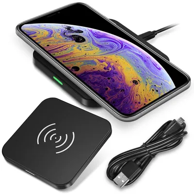 Produktbild von QI Wireless Kabellos Ladegerät für Apple iPhone Xs Induktives Laden Charger