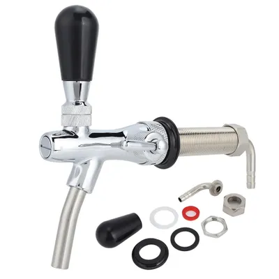 Image de G5/8in Thread Long Shank Adjustable Draft Beer Faucet Tap Dispenser Wine Tools Home Brewing Accessories