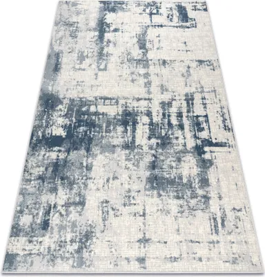 Produktbild von Teppich Wolle NAIN vintage 7005/51955 beige / dunkelblau Blau 80x150 cm