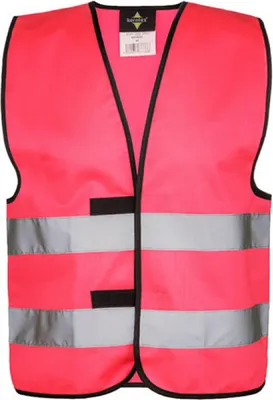 Produktbild von Korntex KXVW | Herren Warnweste EN ISO 20471 - Farbe: Neon Pink - Größe: 4XL