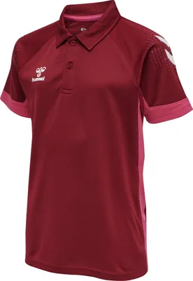 Produktbild von hummel LEAD Funktions Poloshirt Kinder biking red 140