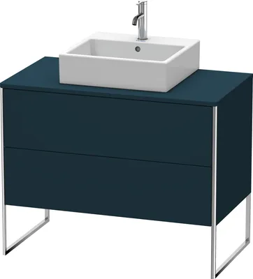 Produktbild von Waschtischunterbau XSQUARE 778x1000x548mm nachtblau seidenmatt 778 x 1000 x 548 mm nachtblau seidenmatt
