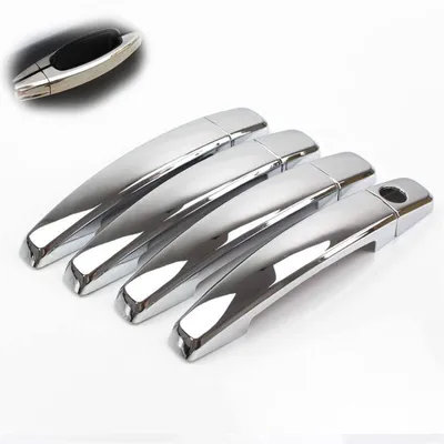 Imagen del producto de Cubierta decorativa para manija de puerta, tipo pegatina, para accesorios de automóvil