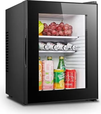 Immagine prodotto di Minibar Combisteel 40L – con porta in vetro, sistema Peltier, silenzioso a 25 dB
