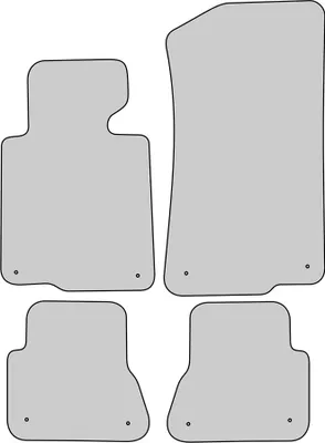 Produktbild von Luxus Fußmatten für BMW 3er E46 Cabrio Bj. 2000-2007