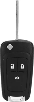 Produktbild von 3-Tasten-Autoschlüsselgehäuse mit Fernbedienung, passend für Opel, weißer Tastentyp