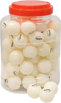 Produktbild von Softee Table Tennis 40 Mm Tischtennisbälle Weiß 60 Balls Weiß 60 Balls