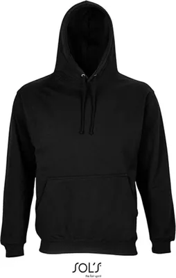 Produktbild von SOLs 03815 | Uni Condor Hooded Sweatshirt - Kapuzenpullover - Farbe: Black - Größe: L