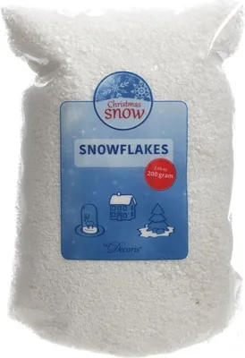 Produktbild von Dekoschnee für Winterdekoration und Modellbau