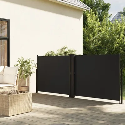 Produktbild von Langlebig Seitenmarkise Ausziehbar Schwarz 100x600 cm - Sonnenschirme Octo9889383 1parcel