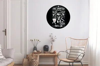 Produktbild von MuchoWow® - Wand Kreis - Das Schlafzimmer - Die Bilder - Wandmalerei - Kunst für das Haus - das Plastik