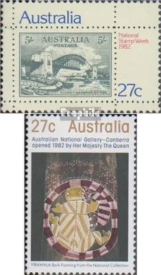 Produktbild von Briefmarken Australien 1982 Mi 809,810 (kompl.Ausg.) postfrisch Philatelie