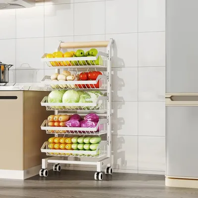Immagine prodotto di Scaffale estraibile per cucina - Ripiano telescopico per cassetti 31–49 cm - 5 ripiani - Acciaio su guide telescopiche - Organizer da cucina estraibile - Bianco