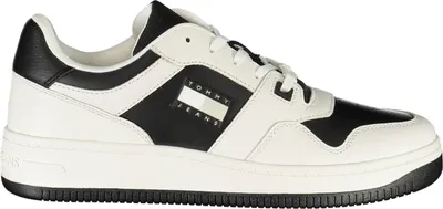 Produktbild von Weißer Herrensportschuh mit Kontrasten und herausnehmbarem Fußbett