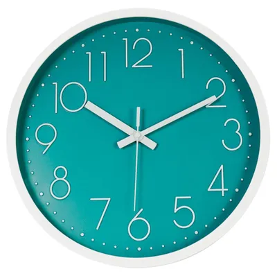 Wanduhr 30 cm, lautlos, modern, für Wohnzimmer, Schlafzimmer, Küche