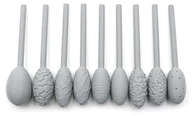 Texturgereedschapset für Ton, 9-teilig, Musterroller, Keramik, DIY