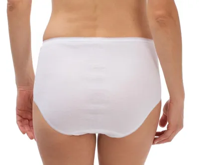 Produktbild von SCHÖLLER Damen Taillenslip aus Baumwolle im 3er Pack I 58508-015 I Größe 48 I Farbe Weiß