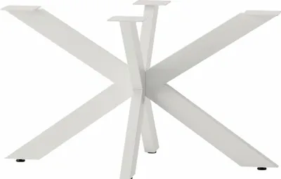 Obrázek produktu pro Rám stolu na desku stolu, konferenční stolek, rozkládací stolek, odkládací stolek, V43 x Š50 x D80 cm, kovové nohy stolu, bílá