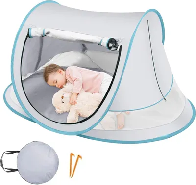 Produktbild von Babyzelt – Strandzelt für Babys – sanddichter, leichter Sonnenschutz für See, Camping, Reisen, Park und Garten