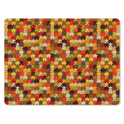Produktbild von MuchoWow® Mauspad Mousepad Puzzle - Muster - Herbst 40x30 cm - Mousepads - Maus Mat - Pad - Mausunterlage - Anti Rutsch