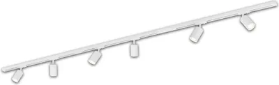 Produktbild von Briloner Rail Schienensystem, Komplettset, 6x GU10 Spots, Schwenkbar, Drehbar, Weiß, 2,25 m