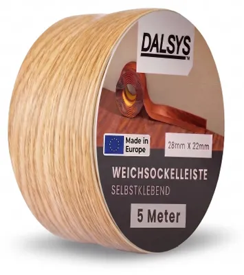 Produktbild von Dalsys Weichsockelleiste selbstklebend 5m Eiche