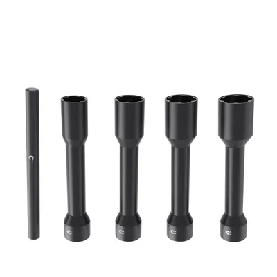 Produktbild von Schlagschrauber Nüsse Set 5tlg 12,5 mm 1/2", Radmutternentferner Twist Nüsse 17–22mm