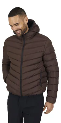 Produktbild von Brave Soul - Kapuzenjacke für Herren, Wattiert WH367 (S) (Braun)