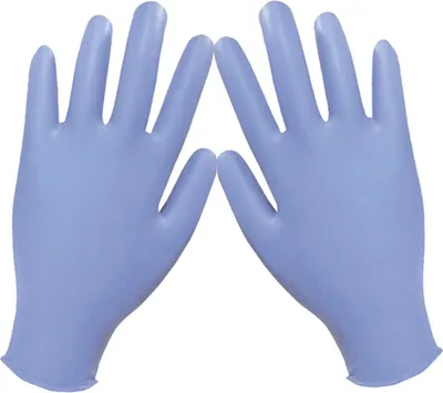 Obrázok produktu pre Sensiskin, nitrilové rukavice bez púdru, 4 g, lekárske, flexibilné, antibakteriálne, modré