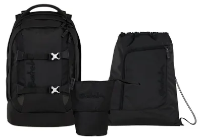 Produktbild von Satch Pack Nordic Black Skandi Schulrucksack 3tlg.