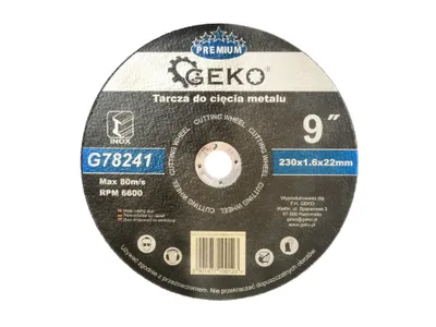 Obrázek produktu pro Kotouč na řezání kovů 230 mm x 1,6 mm x 22 mm 02101