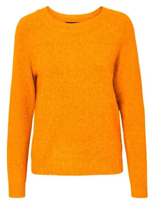 Produktbild von VERO MODA NOS Damen VMDOFFY LS O-Neck Blouse NOOS Pullover, per Pack Braun (Toba