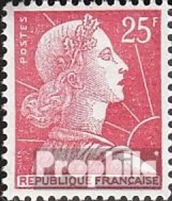 Produktbild von Briefmarken Frankreich 1959 Mi 1226 (kompl.Ausg.) postfrisch Marianne