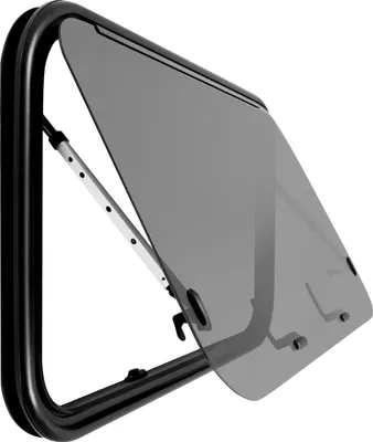 Immagine prodotto di Finestra estraibile con cerniera, materiali resistenti, ventilazione migliorata, nero