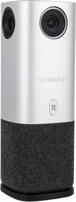 Zdjęcie produktu dla SVBONY SVN A1 360° All-in-One kamera do wideokonferencji, rozpoznawanie głosu AI, 4 mikrofony 360°, redukcja echa i szumów, Plug & Play