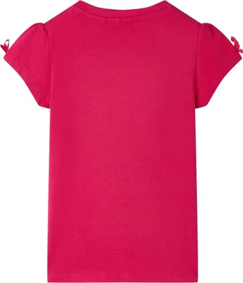 Produktbild von vidaXL Kinder-T-Shirt Knallrosa 104
