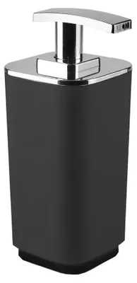 Image de SEVENTY Distributeur de savon sur pied, noir
