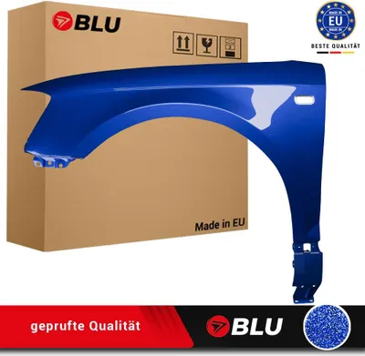 Immagine prodotto di BLU Parafango compatibile con Audi A3 8P II-generation LZ5C Sinistra Blau MauritiusBlau OzeanBlau | 2003-2008 | Anteriore | Verniciato | Pronto per il montaggio | Zincato