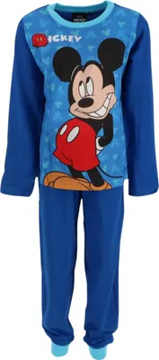Obrázek produktu pro Disney Mickey Mouse pyžamo měkké bavlněné noční prádlo pro děti od 4 let tmavě modré