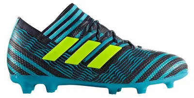 Zdjęcie produktu dla Adidas NEMEZIZ 17.1 FG, Piłka nożna, Męski, Czarny, Niebieski, Żółty, Dziecko, Wzór, Formowane szpilki