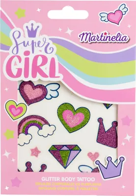 Produktbild von MARTINELIA Glitzernde Tattoo-Bgen A5, 12er Pack