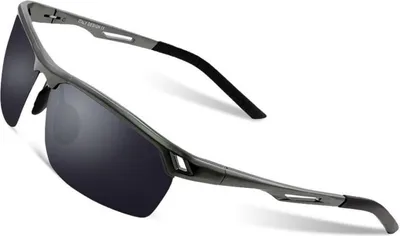 Produktbild von DUCO Polarisierte Herren Sonnenbrille Retro Ultraleichte Al-Mg Sportbrille 8550