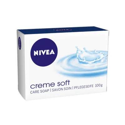 Obrázek produktu pro NIVEA 80608, Ruce, Tuhé mýdlo, Změkčující, Bílá, Oválný, Glycerin