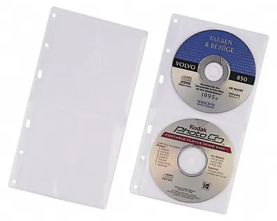 Zdjęcie produktu dla DURABLE Kiesze? do przechowywania CD/DVD COVER S, Przezroczysty, 520319, 5 Szt.